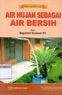 Air Hujan Sebagai Air Bersih