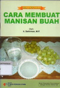 Cara Membuat Manisan Buah