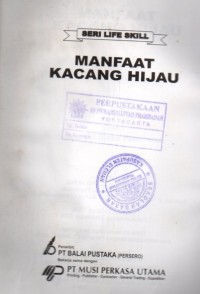 Manfaat Kacang Hijau