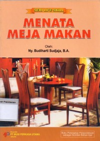 Menata Meja Makan